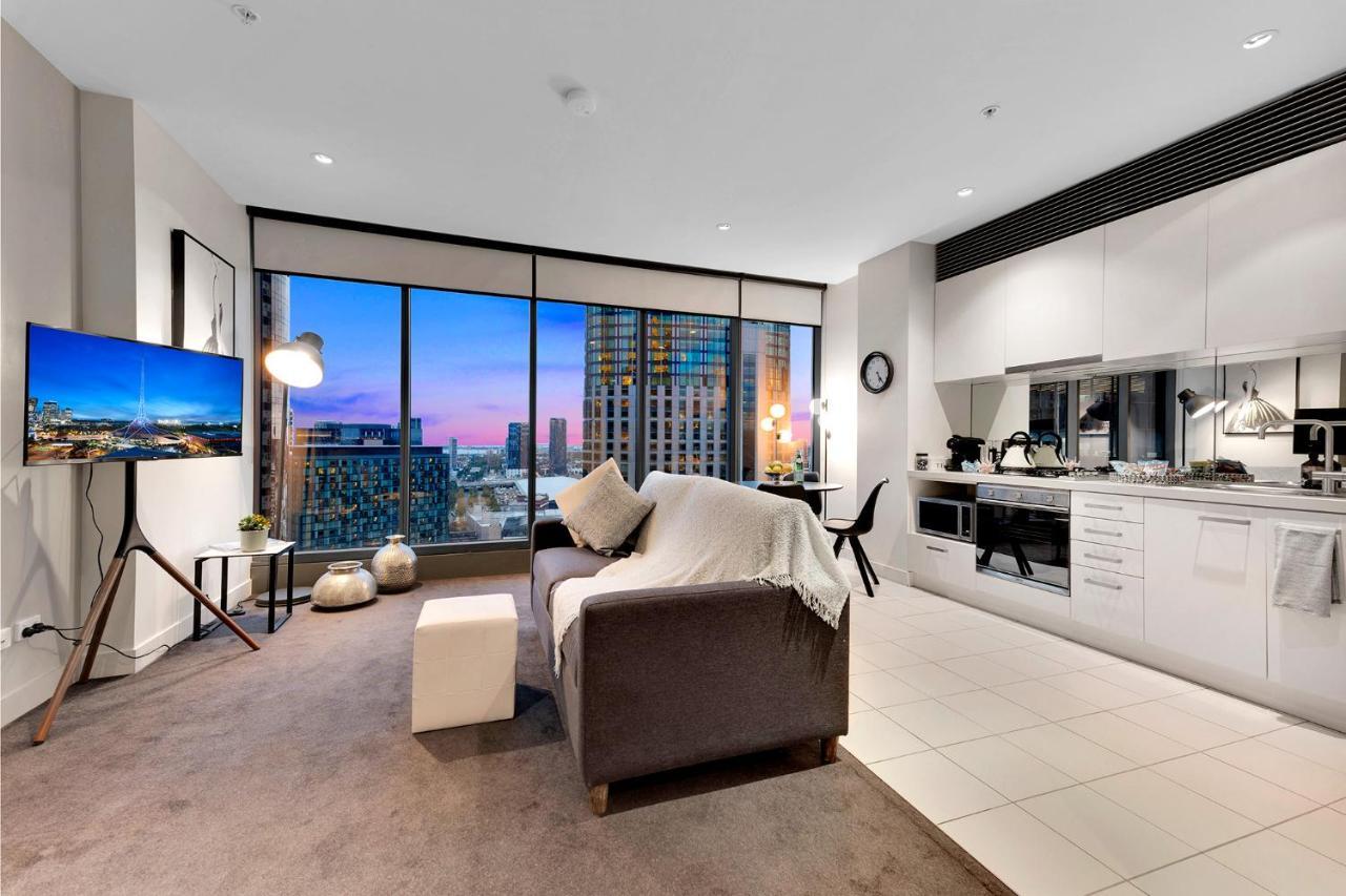 Opulent Level 25 Condo With Breathtaking Views Melbourne Buitenkant foto